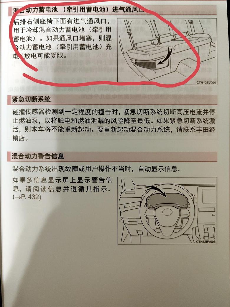 买混动版亚洲龙的车友们注意了，看看你们的大包围脚垫有没有挡住电池散热口。