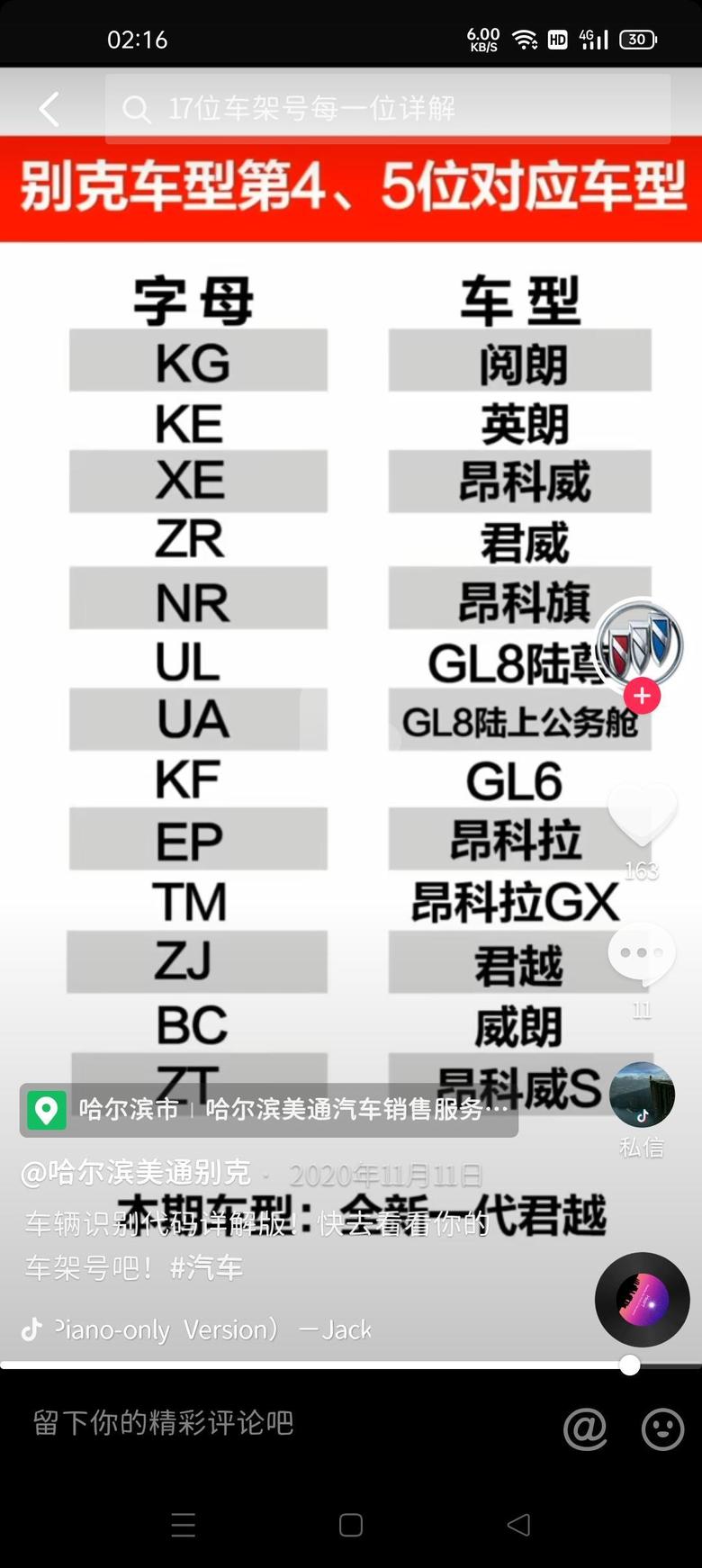 昂科威s 头三位LSG的L是中国，SG是上汽通用，第四、五位两个字母代表车型，第八位字母代表发动机排量，第十位字母代表车辆生产年份。