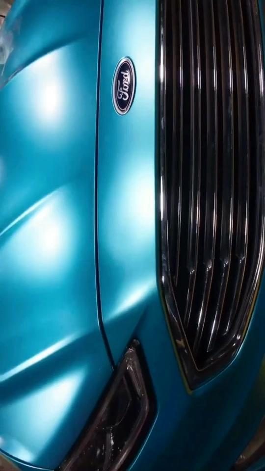 蒙迪欧，电光水湖蓝，很帅很骚气，车车就好这么美。????????????#蒙迪欧#改装车