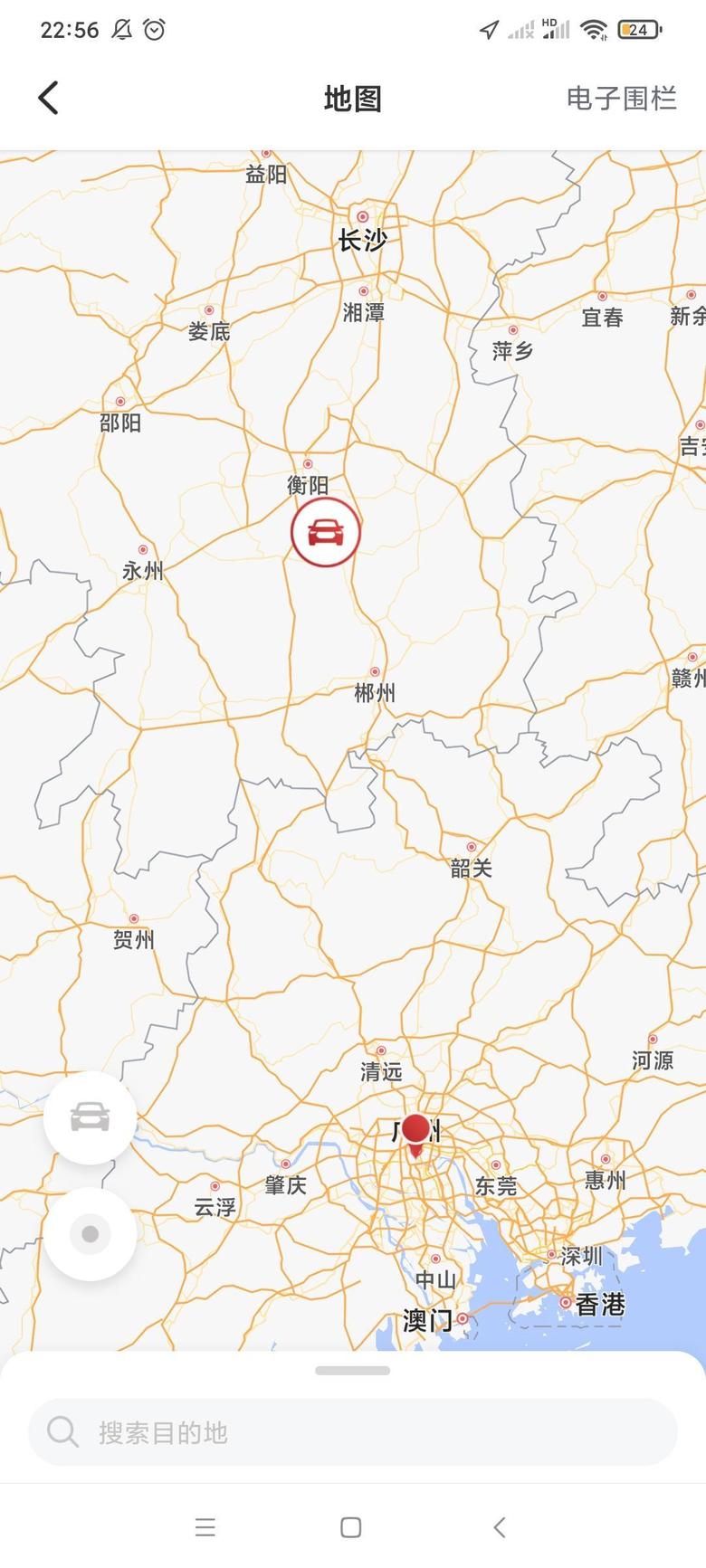 哈弗f7x 那一天跑了高速回来，然后车子联网就不行了，一直显示无服务。现在定位在湖南，实际在广州，有没有大哥知道怎么解决?