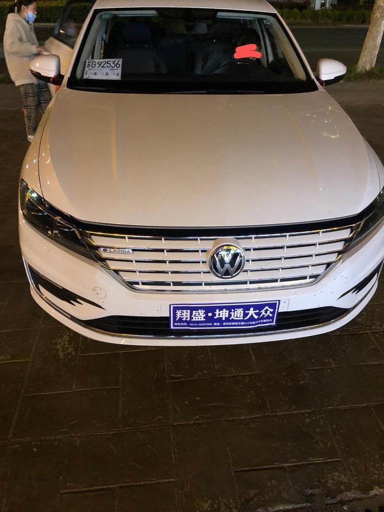 朗逸纯电 昨天刚提的车坐标：连云港各种优惠完裸车10w保险7500
