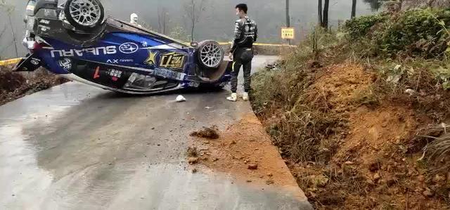 斯巴鲁xv 韩寒拍电影没参赛，斯巴鲁车队CRC冠军车手范高翔竟然把车开翻了！