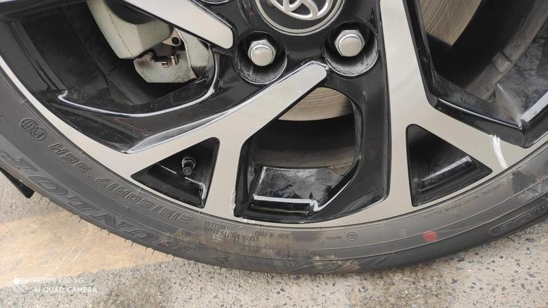 丰田c hr 轮毂蹭了，要不要做防锈处理呀？还是不用管就行了。。
