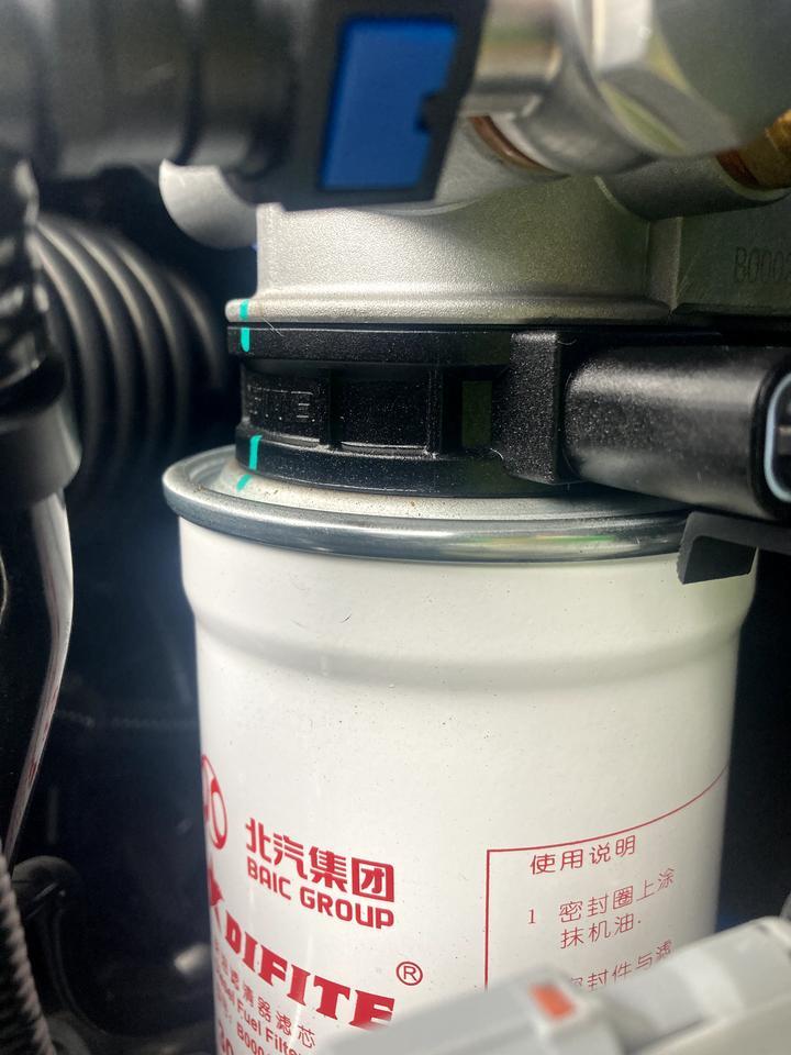 北京bj40滤芯渗油正常吗？第一次卖柴油车不懂。提车跑了500公里