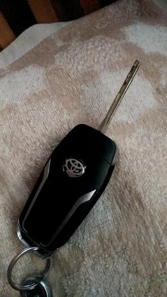 威驰车钥匙，自己改装的折叠钥匙，很好看。