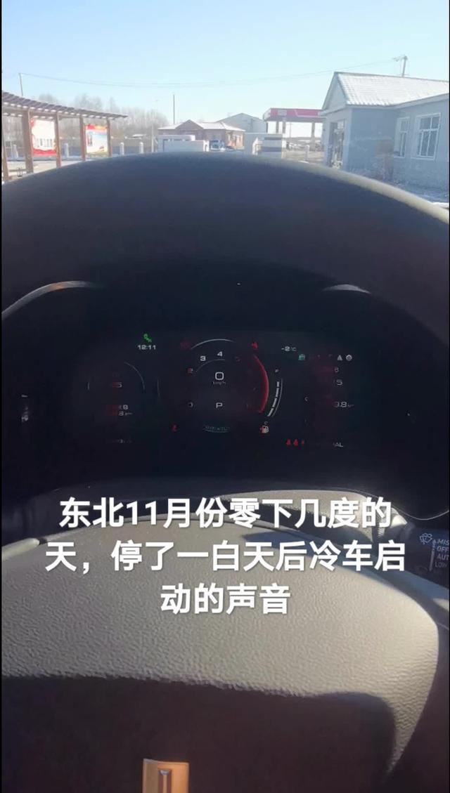 魏牌 vv6黑龙江双鸭山11月份在外面停了一百天后冷车启动声音，抖动倒是不十分明显，这声音绝对酸爽