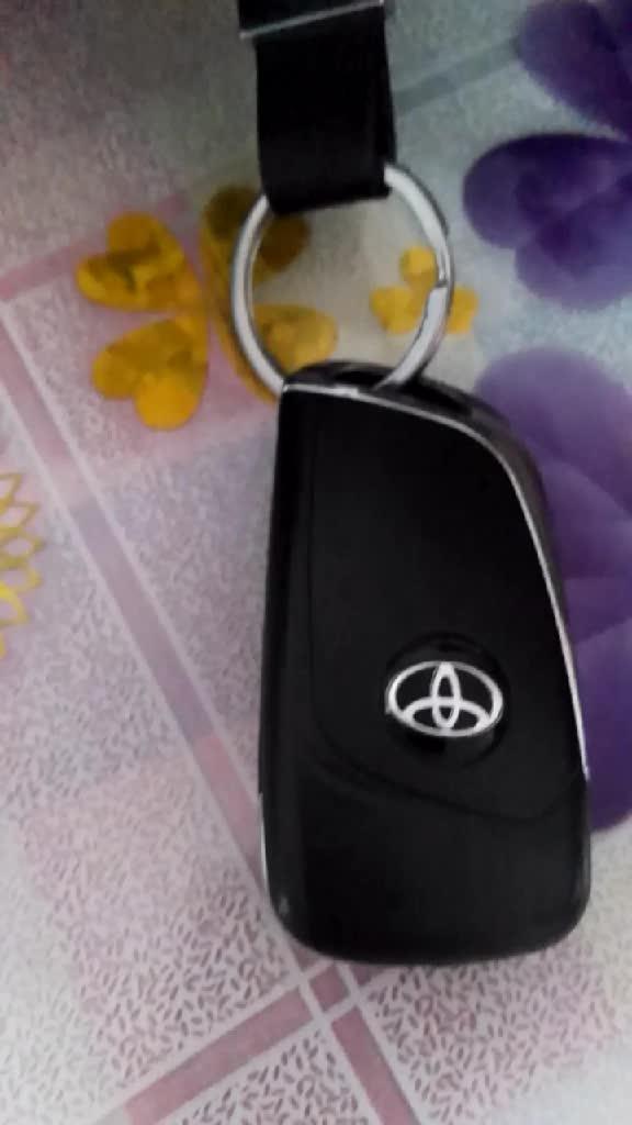 看看我换的丰田威驰车遥控钥匙，漂不漂亮？