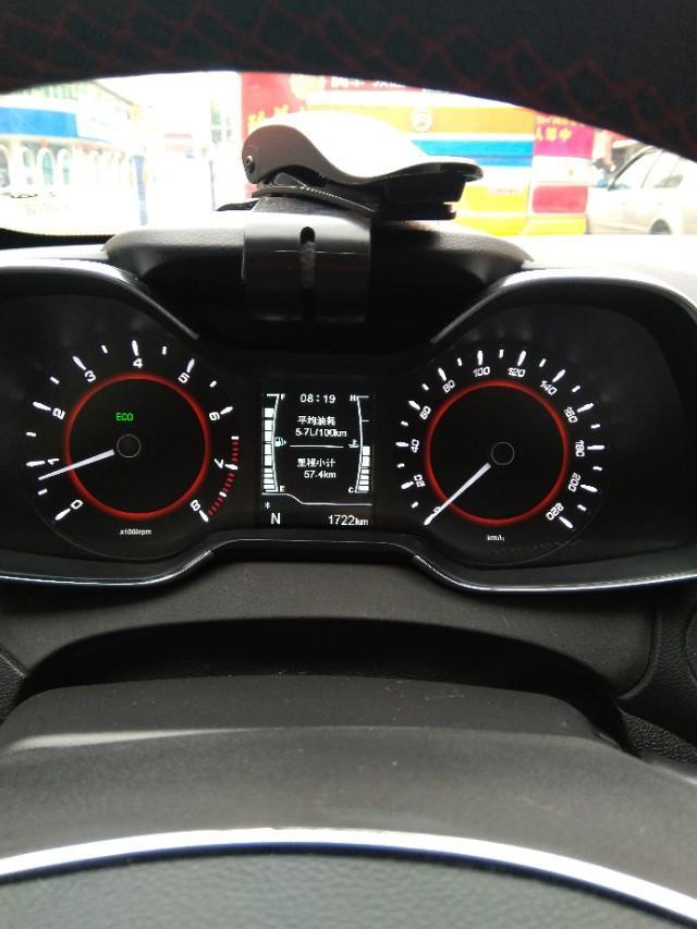 艾瑞泽5自动挡费油么常规国道市区红绿灯多的油耗表显8.0
