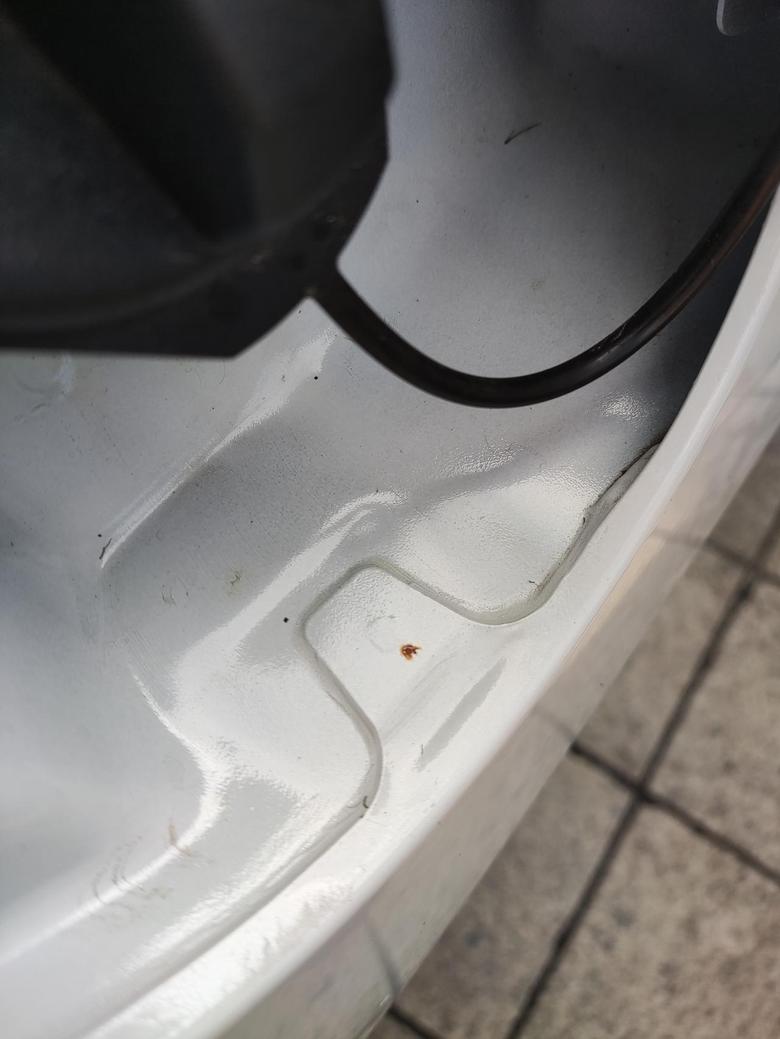 艾瑞泽5 plus这是锈点吗，上次自己洗车的时候打开油箱盖发现的，四个月的车，这种现象正常吗。