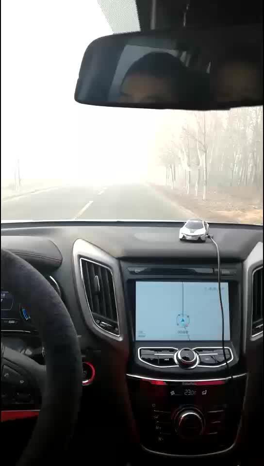 长安cs75 全是雾，一个车也没有！就是蹽！