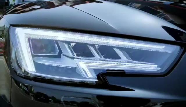 奥迪S4新车落地装贴龙膜G2车衣，完美包边，提升亮度
