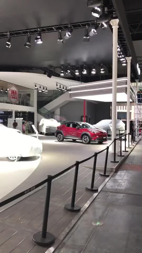 奕泽izoa2019成都车展占据了3号展馆半壁江山的丰田展台，有你期待的车型么