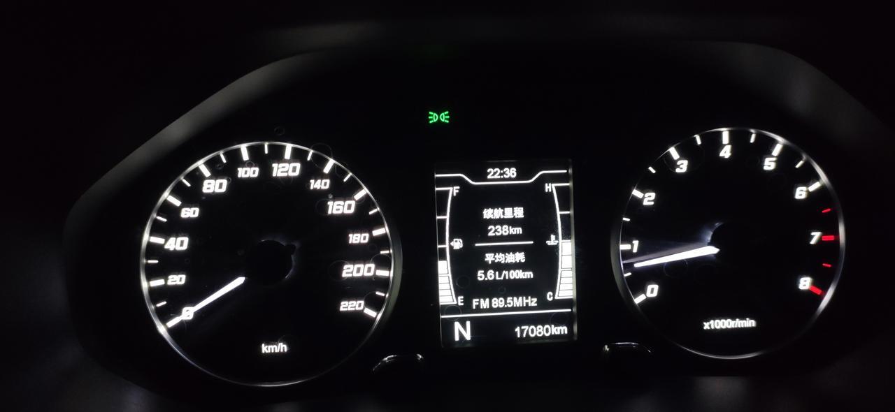 瑞虎5x20款自动时尚1.7万公里，刷新最低油耗！