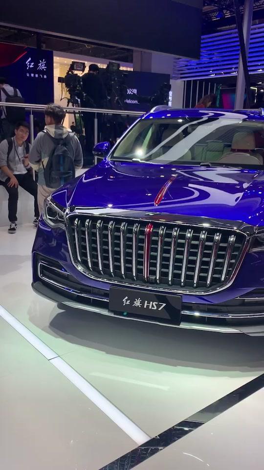 #2019上海国际车展红旗HS7这才是真正的国产豪车，居然对标奥迪Q7