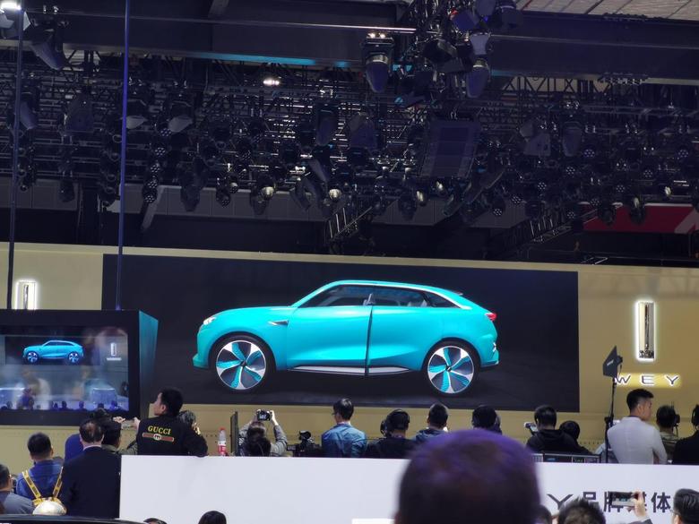 魏牌x wey品牌发布全新纯电动概念车发布。