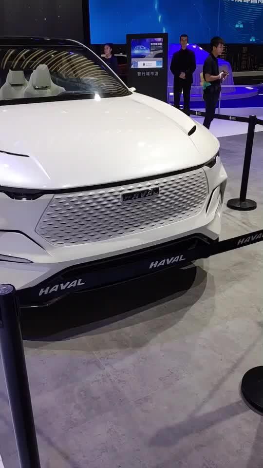 哈弗vision2025哈弗的概念车有点好看啊，这个前脸和车身居然是一个颜色。