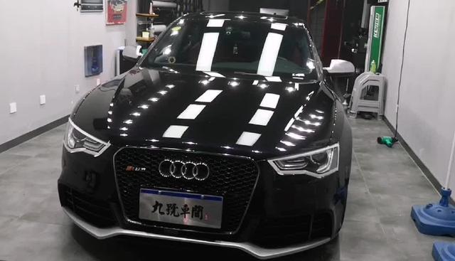 奥迪s5盘锦首台电光金属黑AudiS5