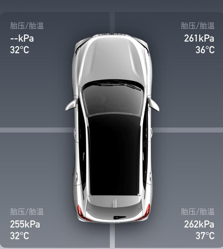 魏牌 vv5我手机App怎么不显示左前轮胎压呢，车上就显示，有这种现象吗