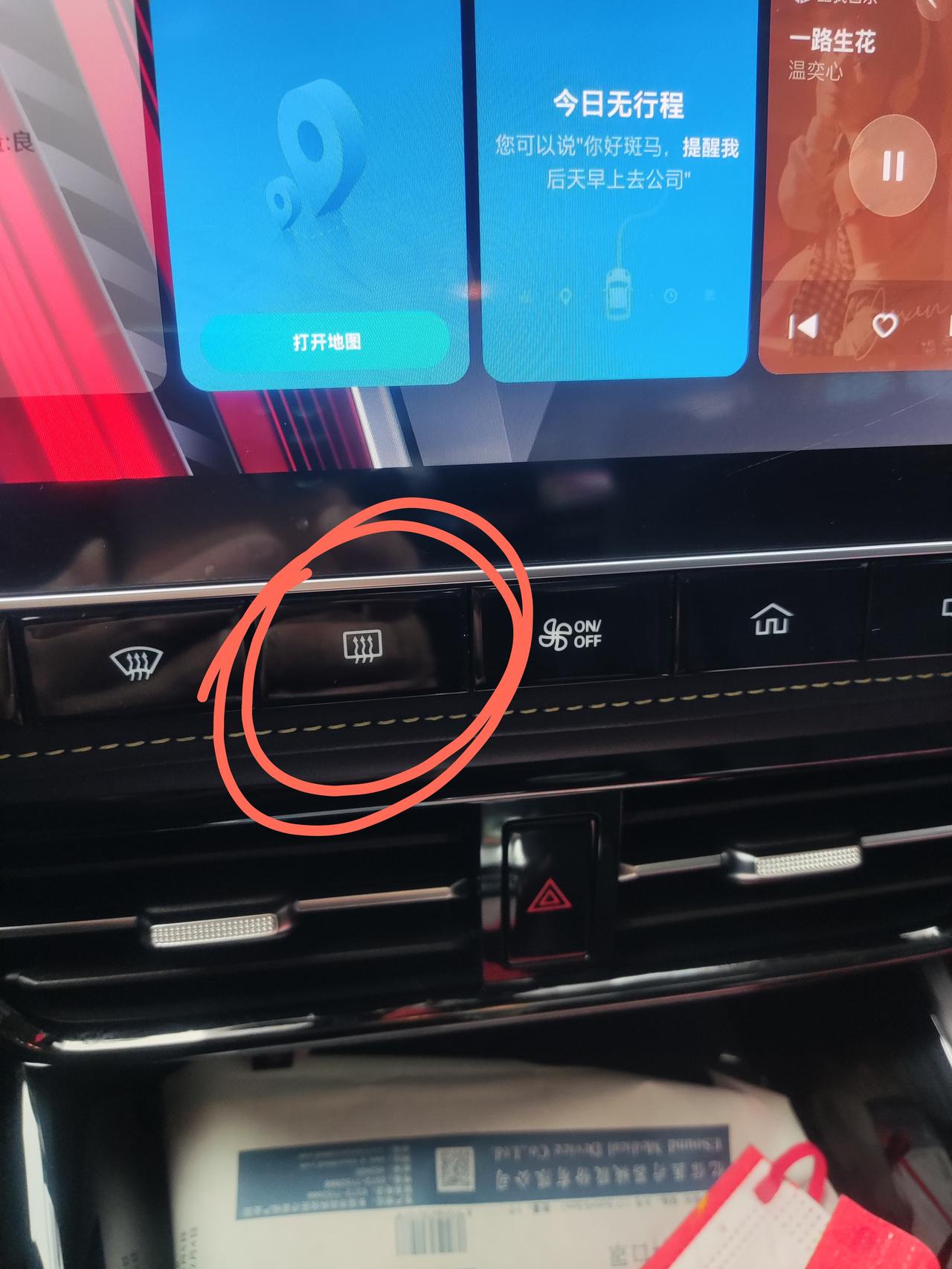荣威i5 刚提的21款自动钻石版，这个按钮是后视镜加热吗？