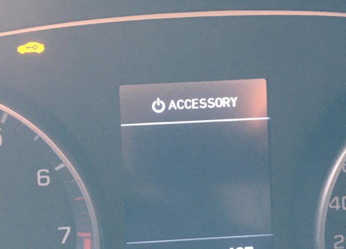 车友们：领动自检液晶屏显示ACCESSORY是什么意思