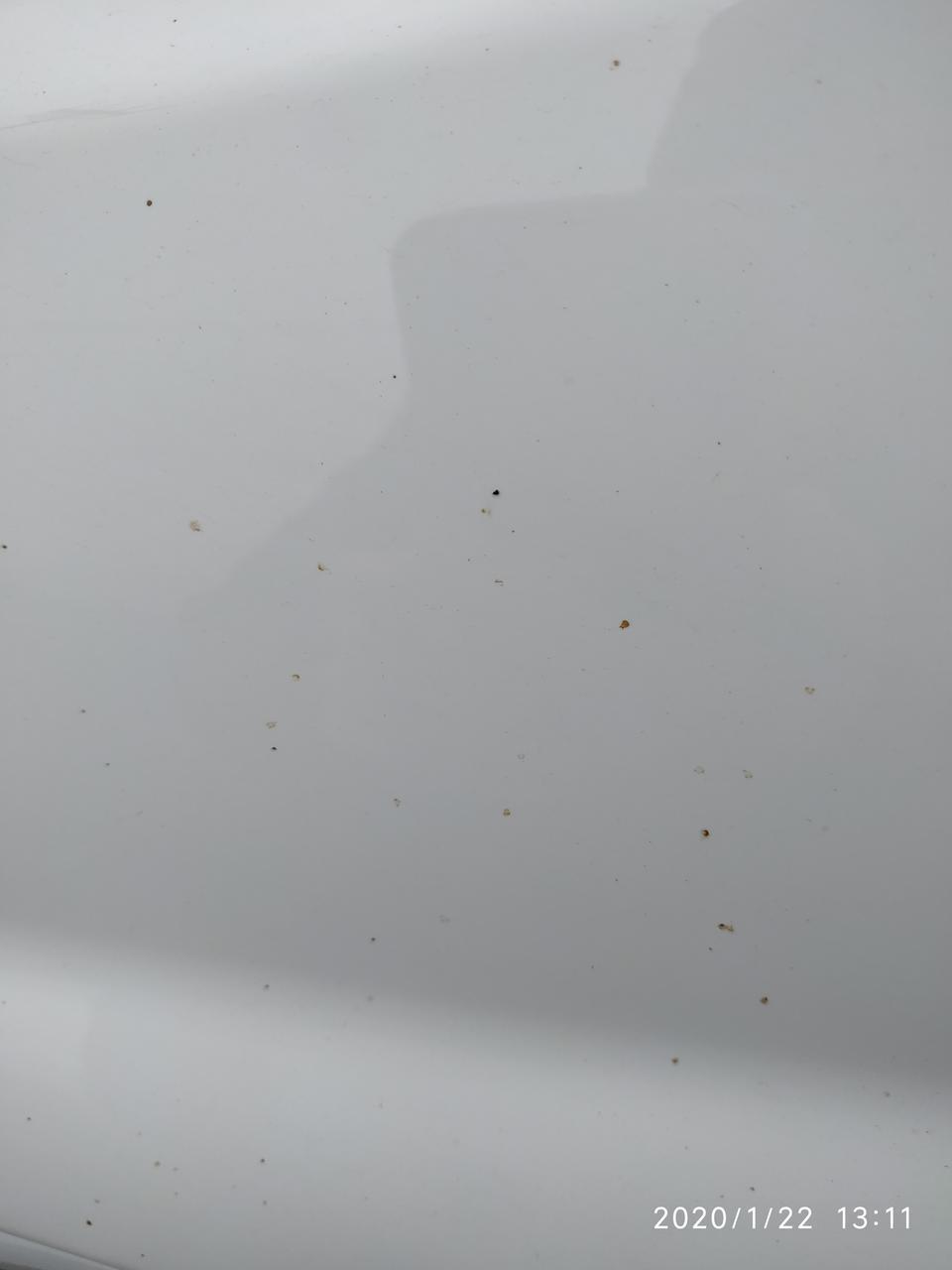 远景x6车身上的小黄点用什么方法可以擦掉？洗车店也没有好办法啊！