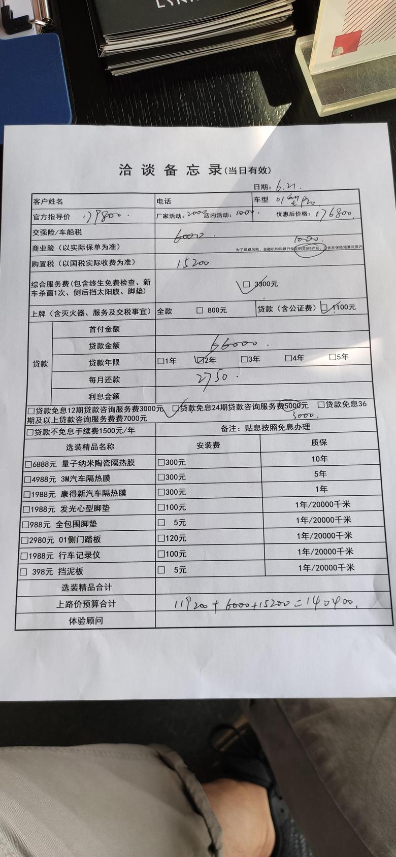 领克01 坐标扬州，今天去4s给的报价，销售说他的权限能下6600，有没有江苏的车友最近提车的？