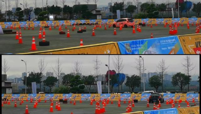 飞度 重庆2020年汽车消费节改装车场地赛。