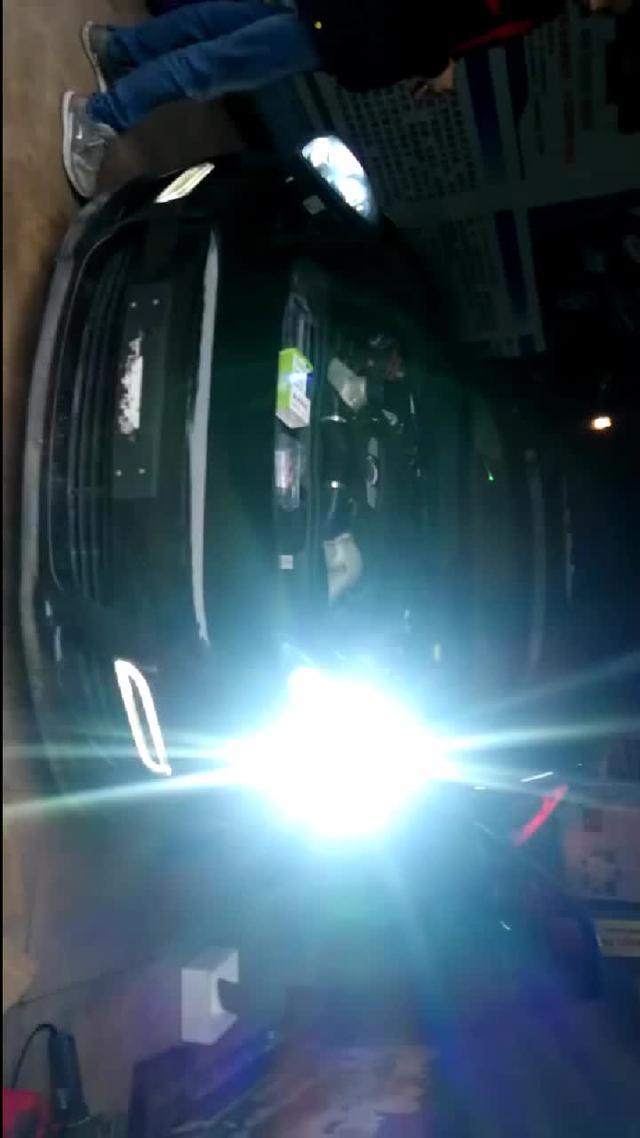 panamera 保时捷帕拉梅拉前大灯升级LED这效果杆杆的