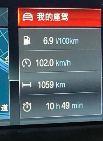 宝马7系 跟老婆回了趟娘家1000km实测油耗分享不得不说开长途一点也不累就是要整一个腰靠