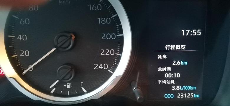 北京市雷凌双擎混动北京郊区超短距离乡村道路，车速不是很高不会超过50迈，这种路况下去最省油的时候，开出来最低平均油耗3.8，整体路况不错短时间内超短距离是油耗相对低的
