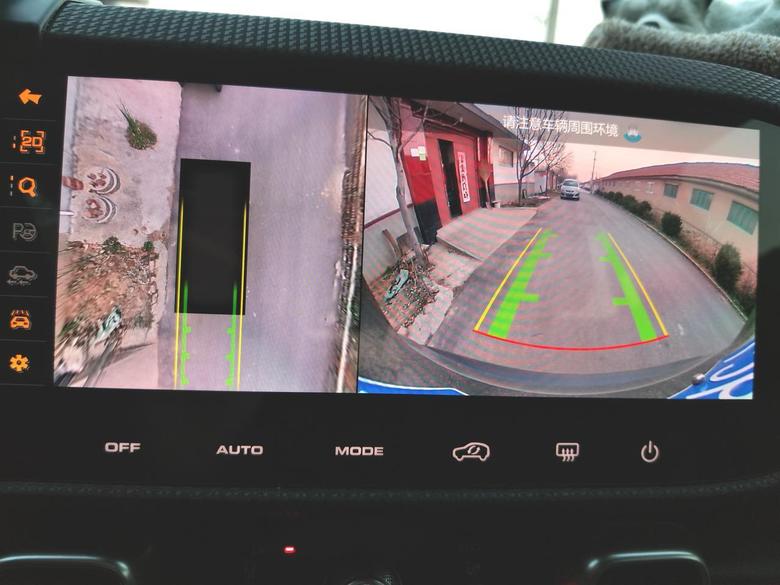 哈弗大狗 哈弗的这一款车，哮天犬具备360度全景影像功能。对于新手司机和老司机来说，都是不错的辅助功能。在经过狭窄路段或者需要转弯的时候，都可以通过360度影像，提前观察，避免碰撞。