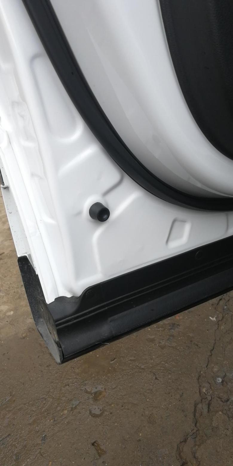 瑞虎8车买回来2月多了，昨天自己洗车发现右前门缺个门减震胶垫，无语中