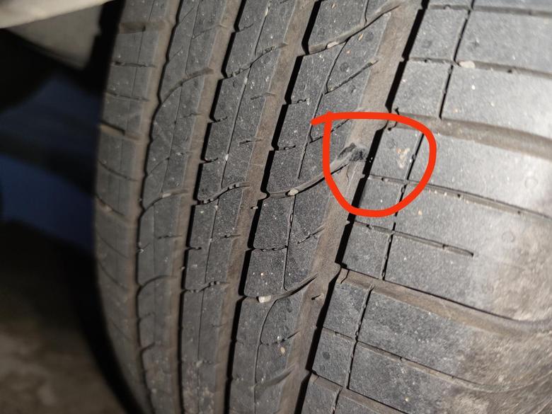 缤越轮胎这种程度的损伤有关系吗