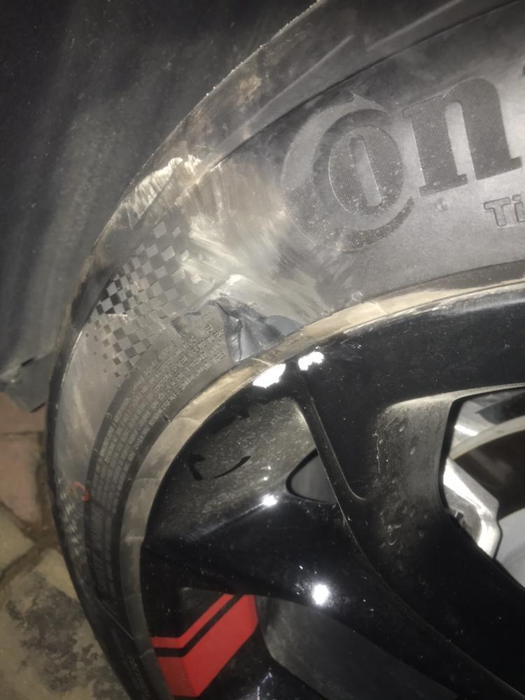 迈锐宝xl 各位大佬们，轮胎刮掉了一块，暂时没有发现漏气的情况还能继续用吗，会不会爆胎？